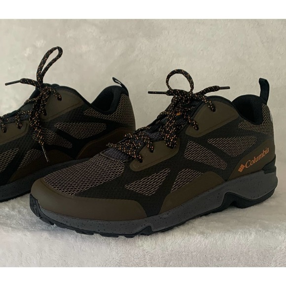 Columbia Hiking Shoe Men's 12, Vitesse OutDry Olive Green/ Gold Amber NWT (0215) - Picture 1 of 12